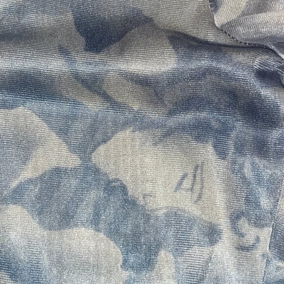 Vintage KMart Acetate & Nylon Semi Sheer Men's Shirt -Women's Faces -Clubbing  S - Picture 8 of 9